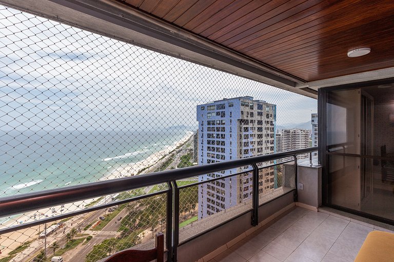 Vista Panorâmica da Praia, 2qts, piscina e vaga