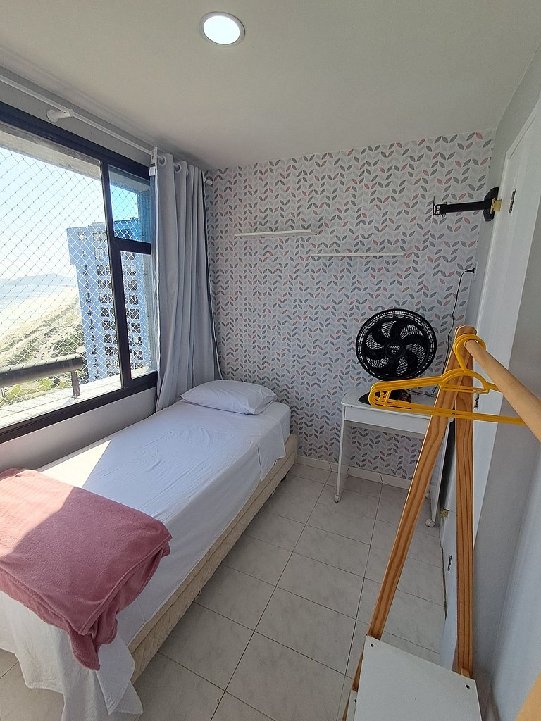 Vista Panorâmica da Praia, 2qts, piscina e vaga