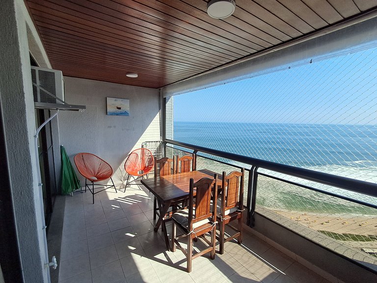 Vista Panorâmica da Praia, 2qts, piscina e vaga