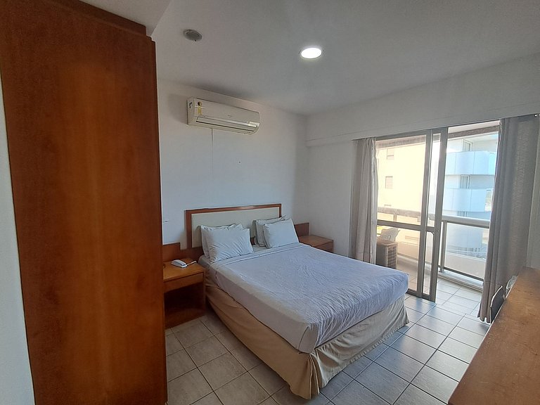 CasaDelMar flat com serviços de frente para praia!