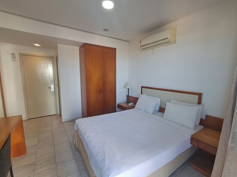 CasaDelMar flat com serviços de frente para praia!
