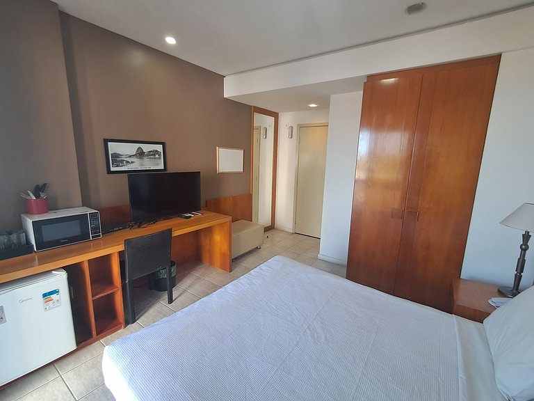 CasaDelMar flat com serviços de frente para praia!