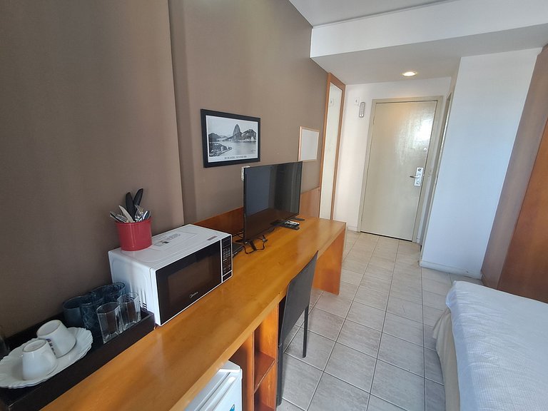 CasaDelMar flat com serviços de frente para praia!