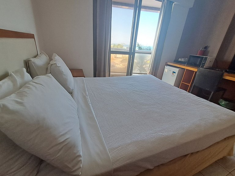 CasaDelMar flat com serviços de frente para praia!