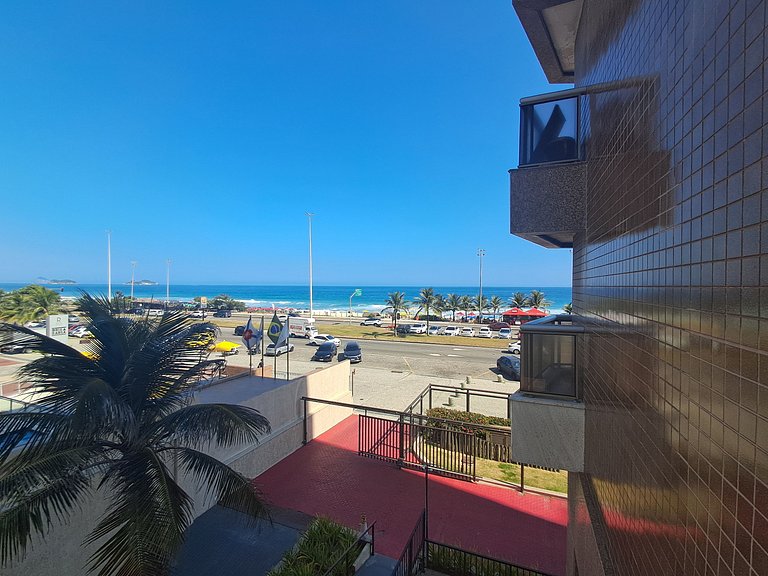 CasaDelMar flat com serviços de frente para praia!