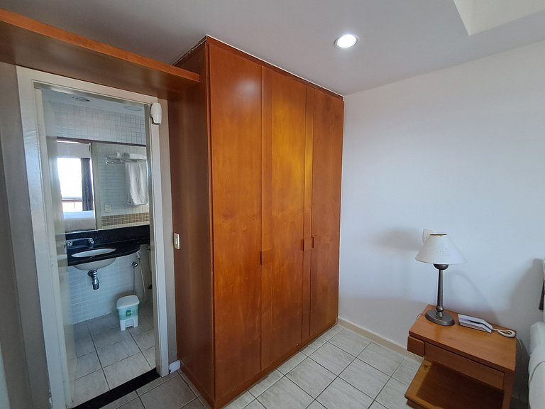 CasaDelMar flat com serviços de frente para praia!