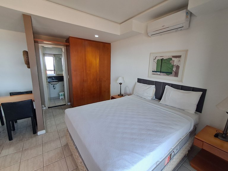 CasaDelMar flat com serviços de frente para praia!